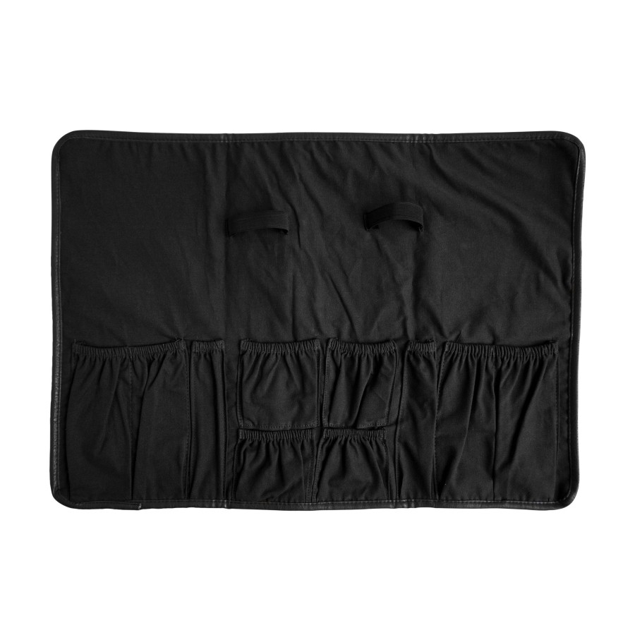 Bar Tools Cocktail Kingdom | Barware Roll-Up Black Canvas