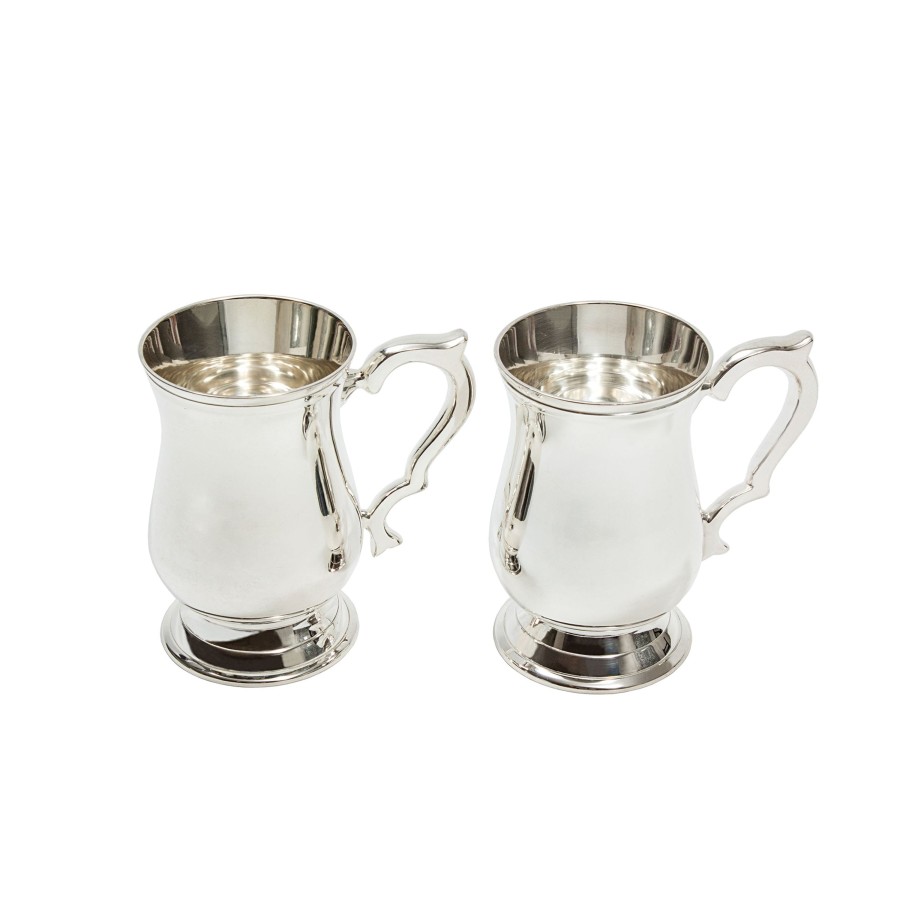 Drinkware Cocktail Kingdom | Blue Blazer Mugs Silver-Plated