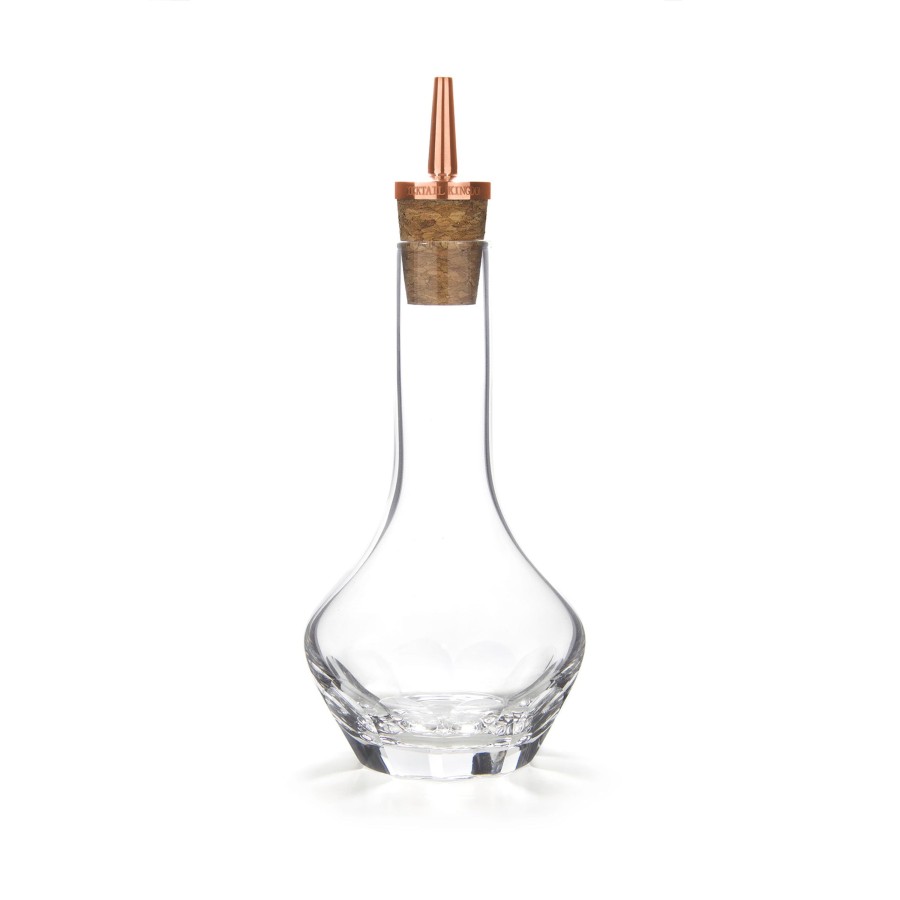 Bar Tools Cocktail Kingdom | Beveled Bitters Bottle Copper-Plated Dasher Top