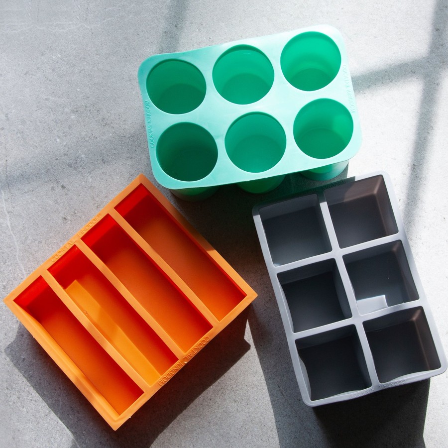 Sets & Kits Cocktail Kingdom | Ice Tray Set - Food Grade Plastic