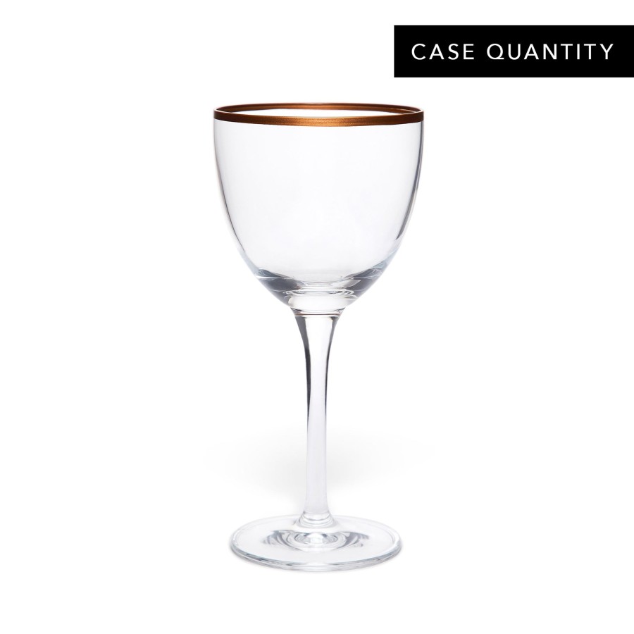 Drinkware Cocktail Kingdom | Nick And Nora Glass Copper Trim