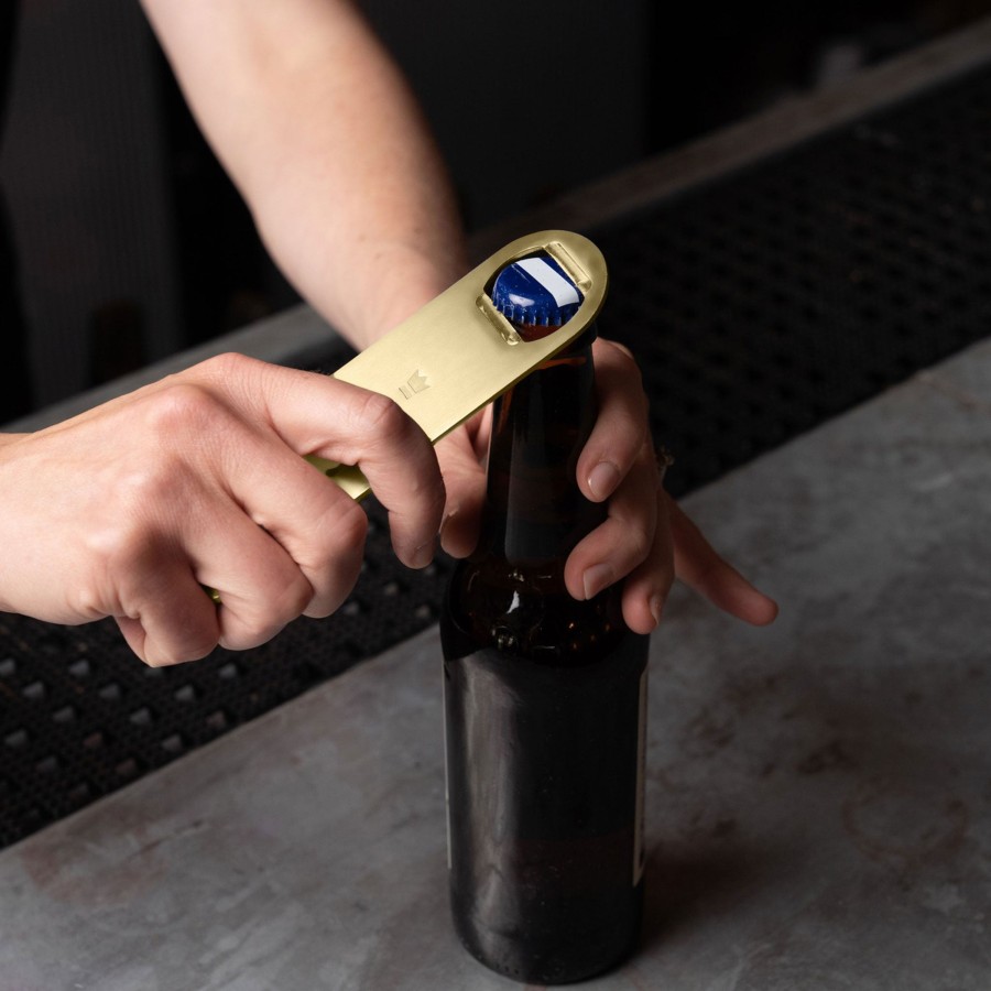 Bar Tools Cocktail Kingdom | Church Key Gold-Plated