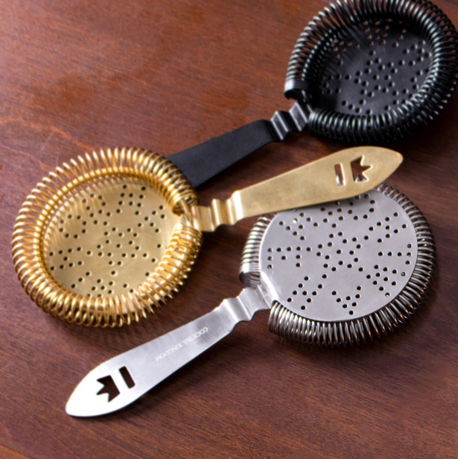 Bar Tools Cocktail Kingdom | Antique-Style Hawthorne Strainer