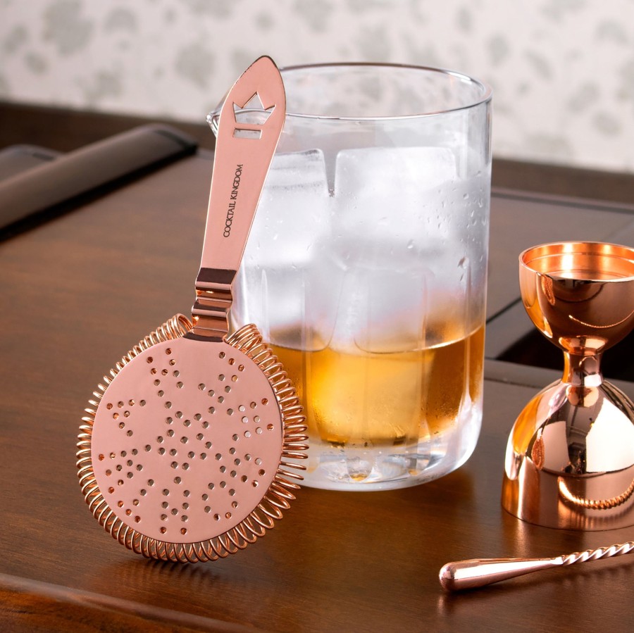 Bar Tools Cocktail Kingdom | Antique-Style Hawthorne Strainer