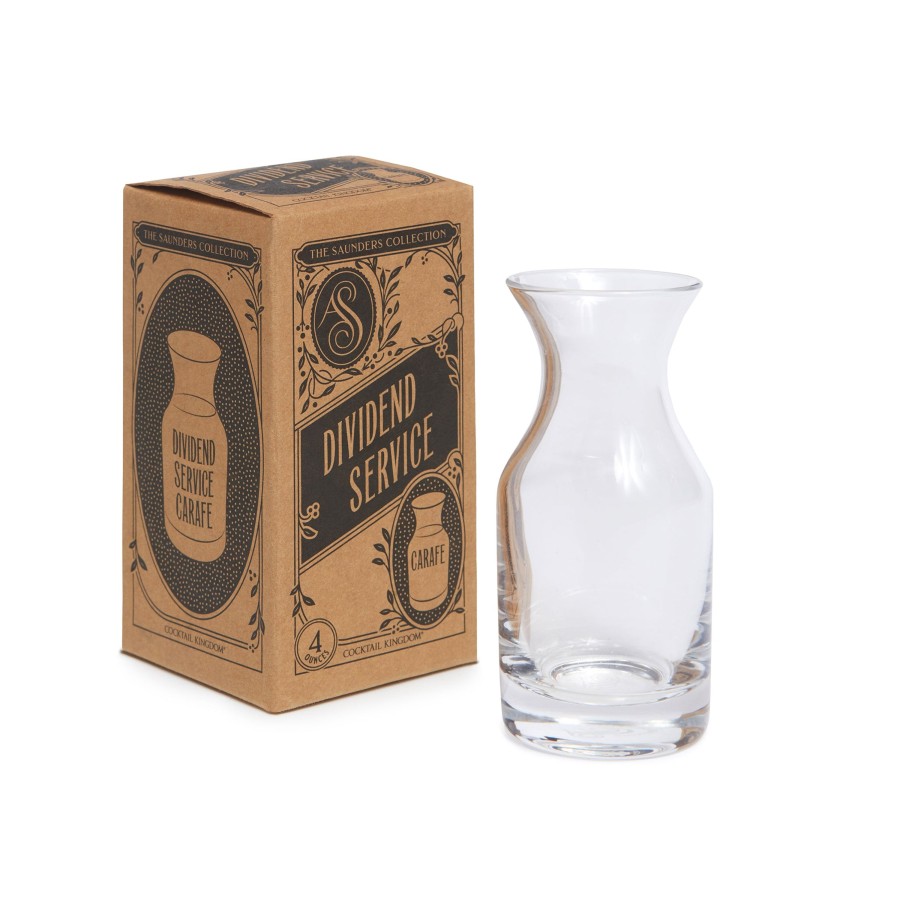 Drinkware Cocktail Kingdom | Saunders Dividend Service Carafe - Hand-Blown Glass, 4Oz (118Ml)