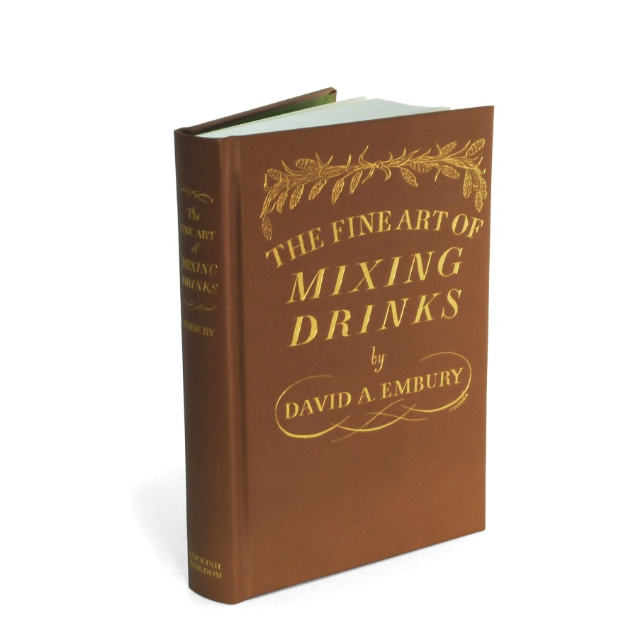 Books Cocktail Kingdom | The Fine Art Of Mixing Drinks - Leather Bound Edition By David A. Embu