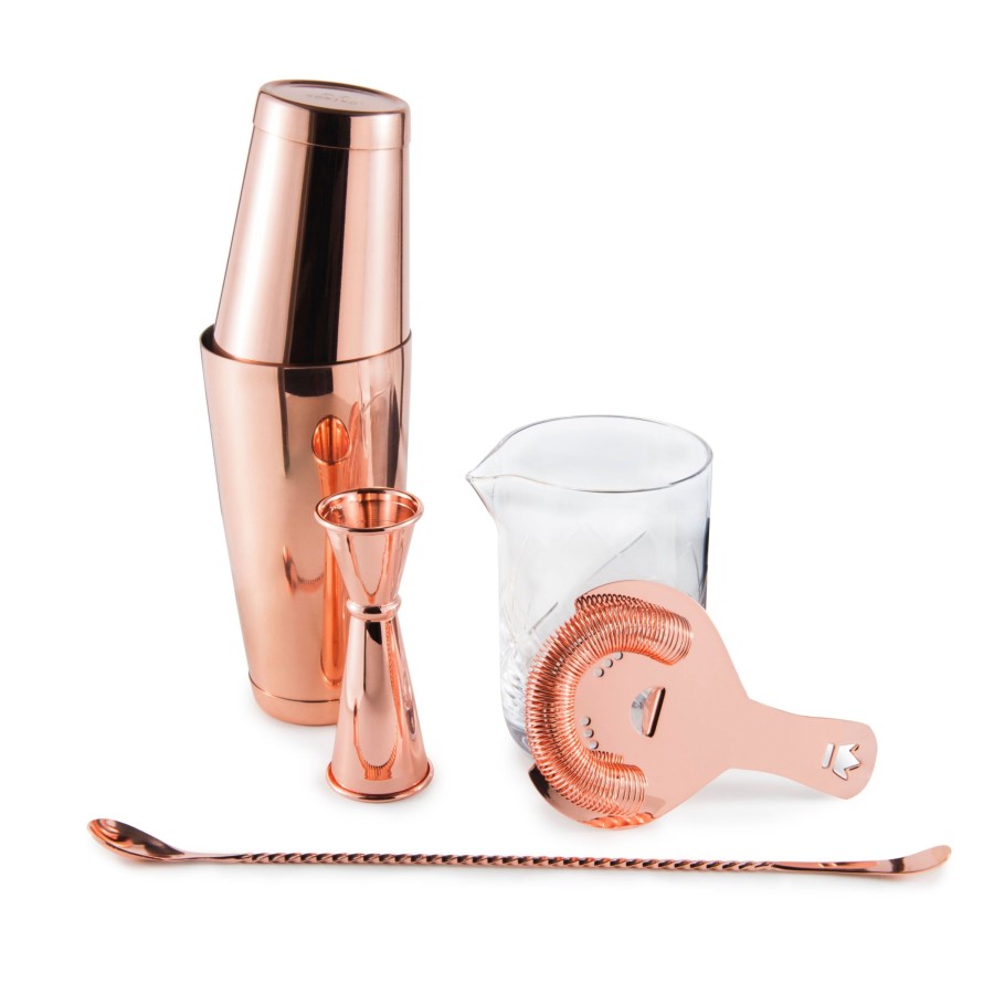 Sets & Kits Cocktail Kingdom | Essential Cocktail Set Copper-Plated