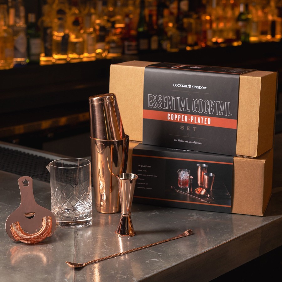 Sets & Kits Cocktail Kingdom | Essential Cocktail Set Copper-Plated