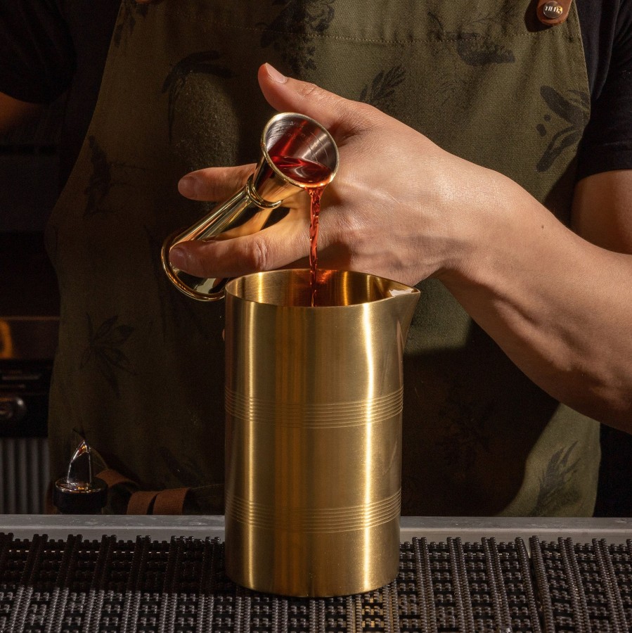 Bar Tools Cocktail Kingdom | Mixtin Stirring Tin Gold-Plated Stainless Steel