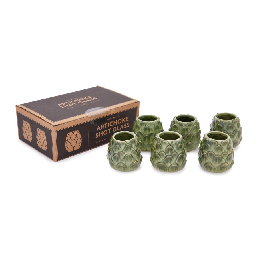 Drinkware Cocktail Kingdom | Artichoke Shot Glass - Glazed Ceramic